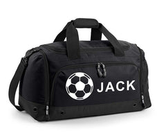 Personalised Football Holdall With Your Name Or Club Kids Boys Men Kit Bag Water-Resistant Unisex Comfortable