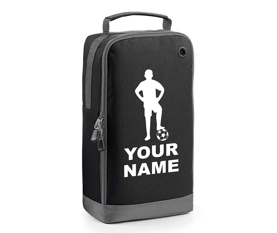 Personalised Any Name Children Boot Bag Boys Football Rugby Kids Sports PE Kit Bag