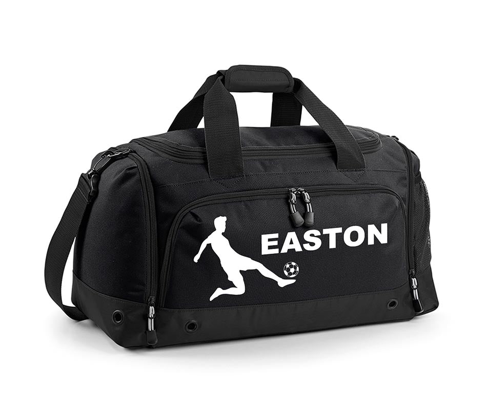 Personalised Football Holdall With Your Name Or Club Kids Boys Men Kit Bag