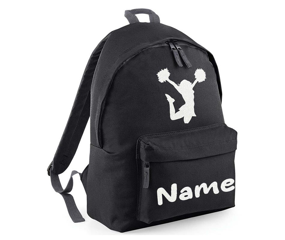 Personalised Gymnastics Cheerleader School Backpack Kids Any Name Text Girls