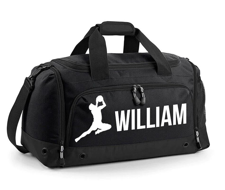 Personalised Football Holdall with Your Name or club Kids Boys Mens Kit Bag Bag