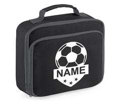 Personalised Football Name Lunch Bag Boys Girls Insulated Children School Dinner