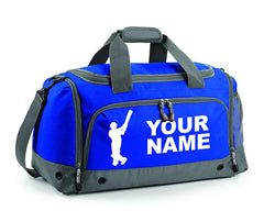 Personalised Cricket Holdall with Your Name or club Kids Boys Mens Kit Bag Bag