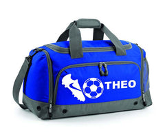 Personalised Football Holdall With Your Name Or Club Kids Boys Men Kit Bag