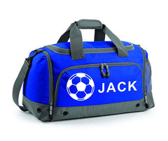 Personalised Football Holdall With Your Name Or Club Kids Boys Men Kit Bag Water-Resistant Unisex Comfortable