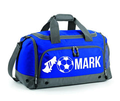 Personalised Football Holdall with Your Name or club Kids Boys Mens Kit Bag Bag