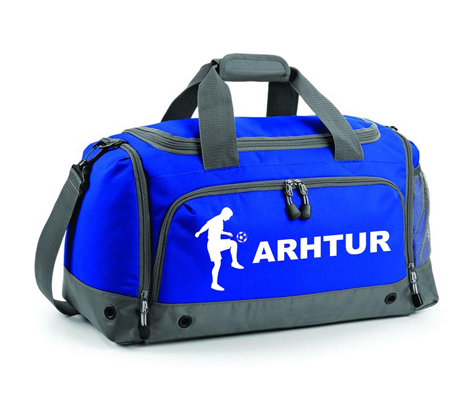 Personalised Football Holdall With Your Name Or Club Kids Boys Men Kit Bag