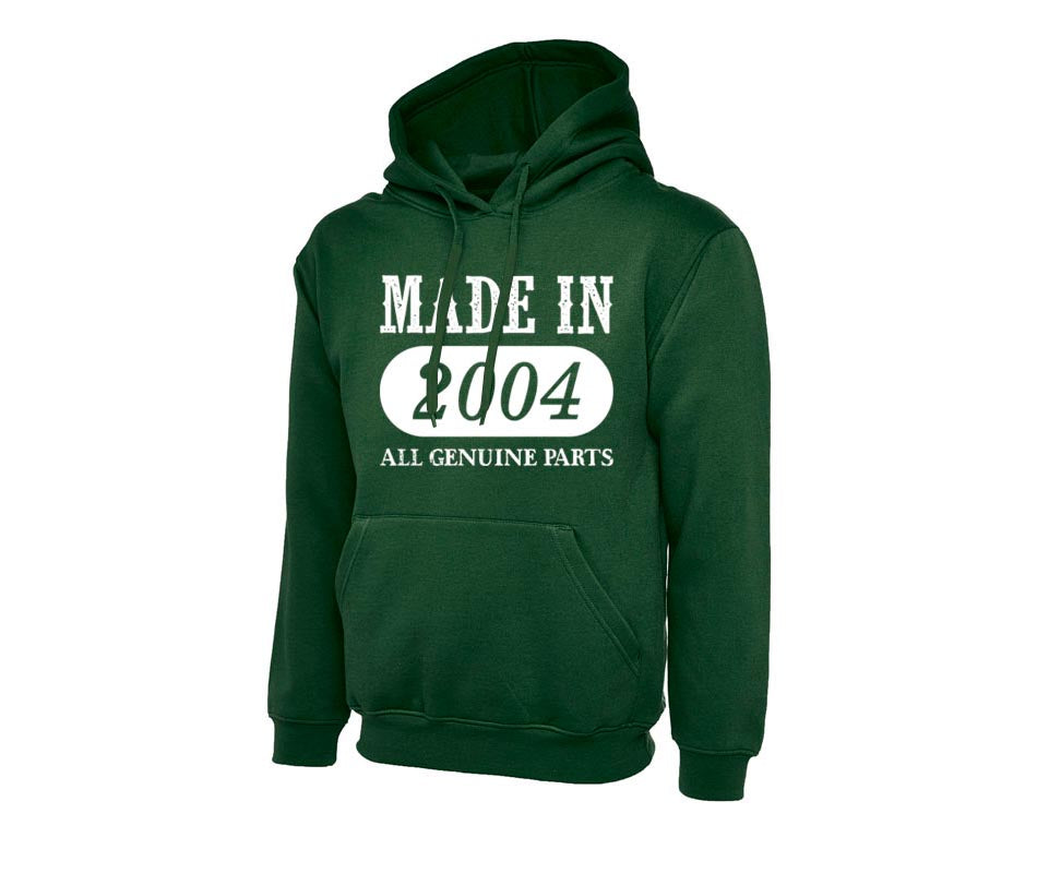 Made In 2004 Hoodie Jumper Top Workwear Sportswear Outerwear Unisex Hoodies