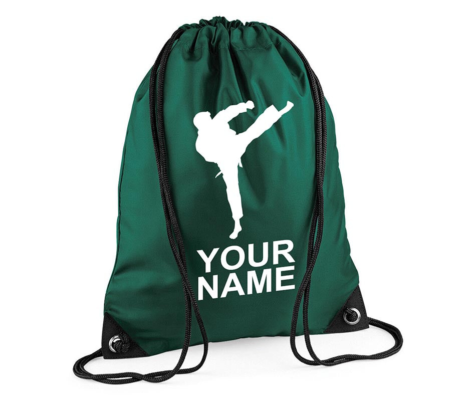 Personalised Unisex Pull String Bag Drawstring Ballet Kids Gift Casual Backpack