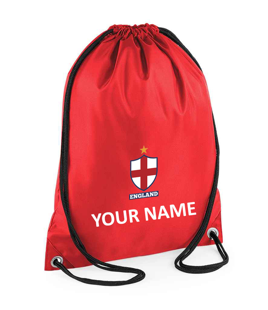 Children Personalised England Football Flag Badge Kits