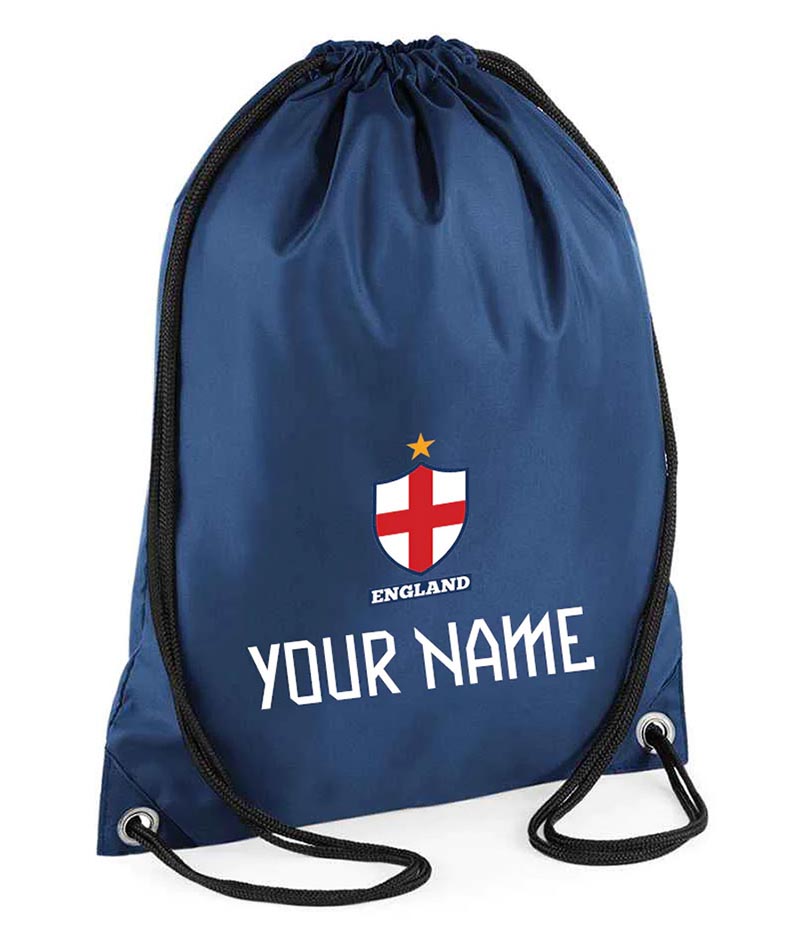 Personalised England Football Kits Customised Shirts Shorts Socks and Kit Bags