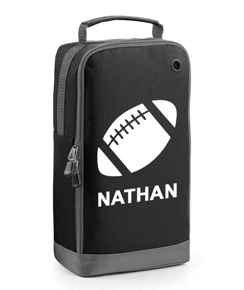 Personalised Football Rugby Boot Bags Sports School Gym PE Accessories Kit Bag