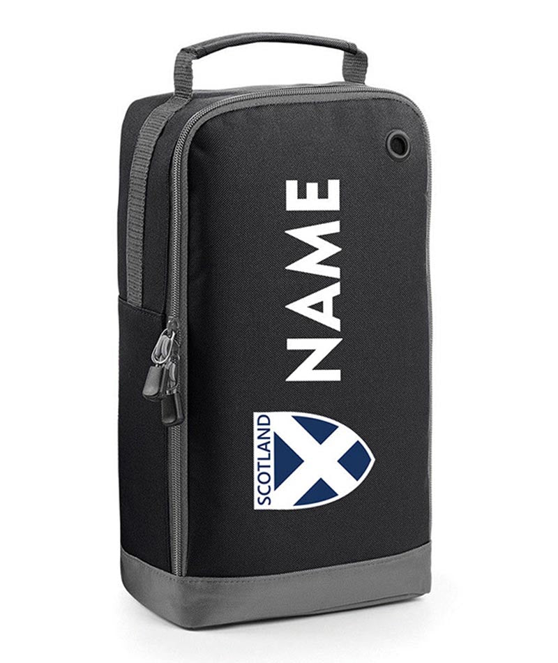 Personalised Scotland Boot Bag Sports School Gym PE Accessory Customised Kit Bag