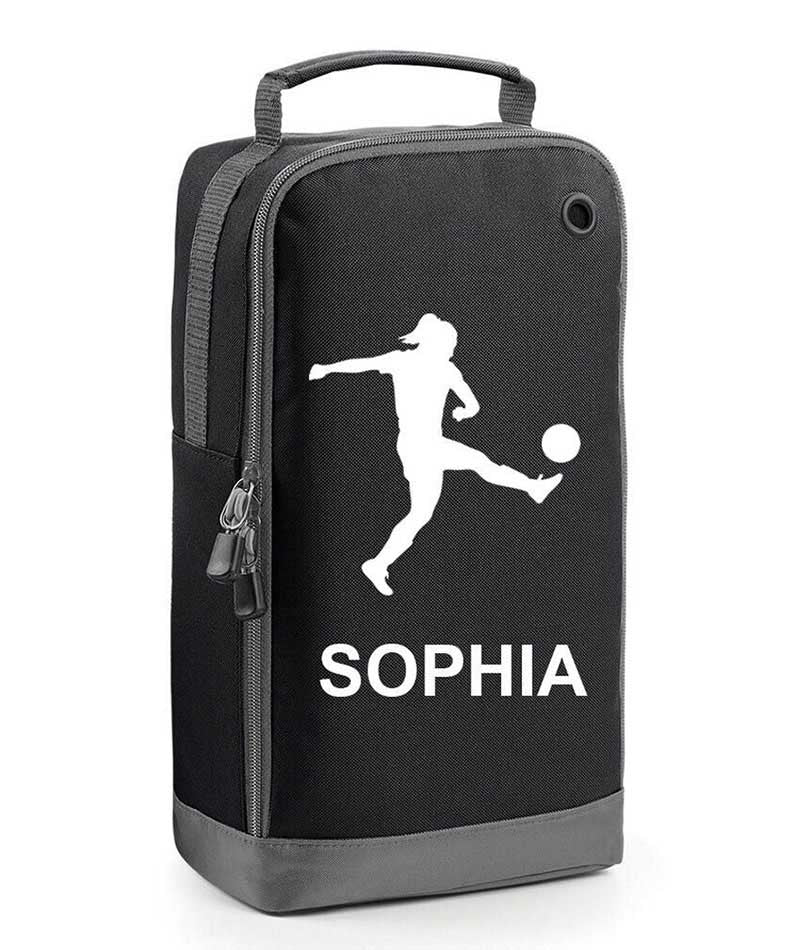 PROSPO PERSONALISED GIRLS FOOTBALL RUGBY BOOT BAG KIDS SPORTS FOOTY PE SHOE BAG