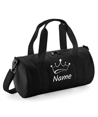 Personalised Crown with Your Name School Gym Kit Kids Bag Gift Gym