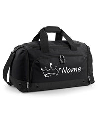 Personalised Crown Holdall With Your Name Or Club Kids Boys Men Kit Bag