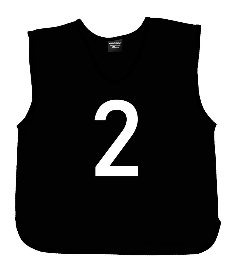 Personalised Custom Front and Back Numbered Football Training Bibs