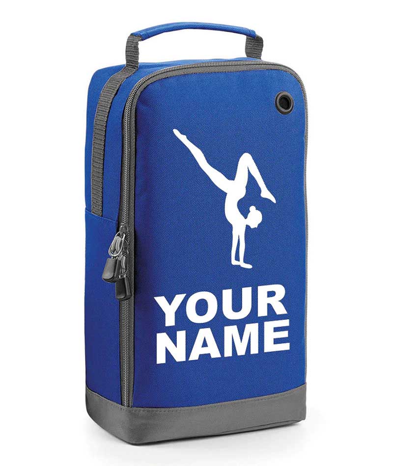 Personalised Any Name Gymnastics Boot Bags Dance Ballet Sports Pe Custom Kit Bag