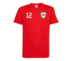 Personalised Wales Style Football Kits Custom Shirts Shorts Socks and Kit Bags