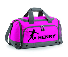 Personalised Football Holdall With Your Name Or Club Kids Boys Men Kit Bag