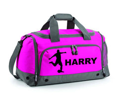 Personalised Football Player Holdall With Your Name Or Club Kids Boys Men Kit Bag Water-Resistant Unisex Comfortable