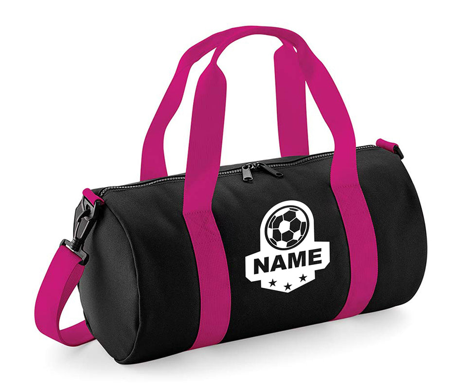 Personalised Football with Any Name School Gym Kit Kids Bag Gift Gym Essentials