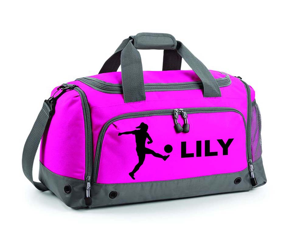 Personalised Football Holdall With Your Name Or Club Kids Boys Mens Kit Bag