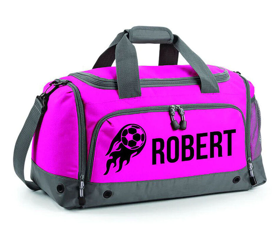 Personalised Football Holdall with Your Name or club Kids Boys Mens Kit Bag Bag