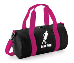 Personalised Football Player with Your Name School Gym Kit Kids Bag Gift Gym Essentials