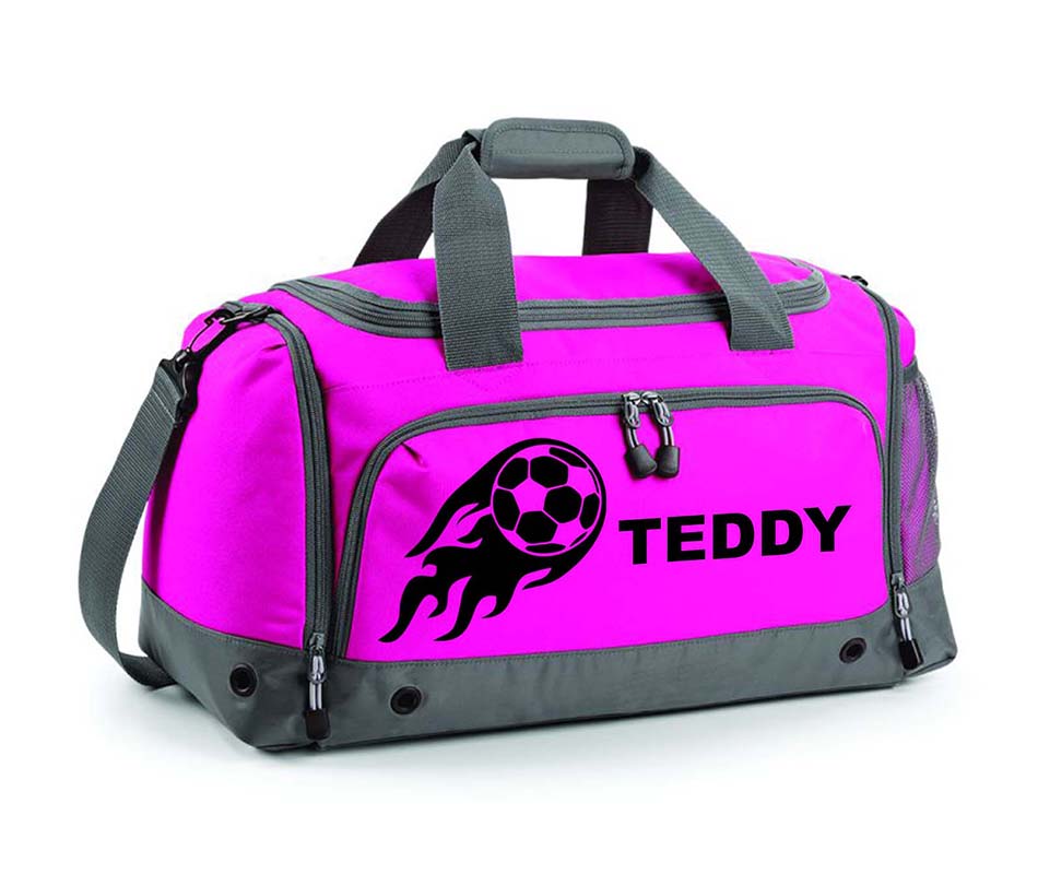 Personalised Football Holdall With Your Name Or Club Kids Boys Men Kit Bag Water-Resistant Unisex Comfortable