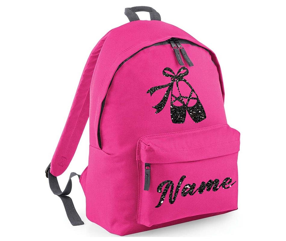 Personalised Gymnastics School Backpack Kids Any Name Text Girls Casual Travel