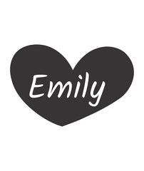 Heart Stickers - Personalised With Your Name