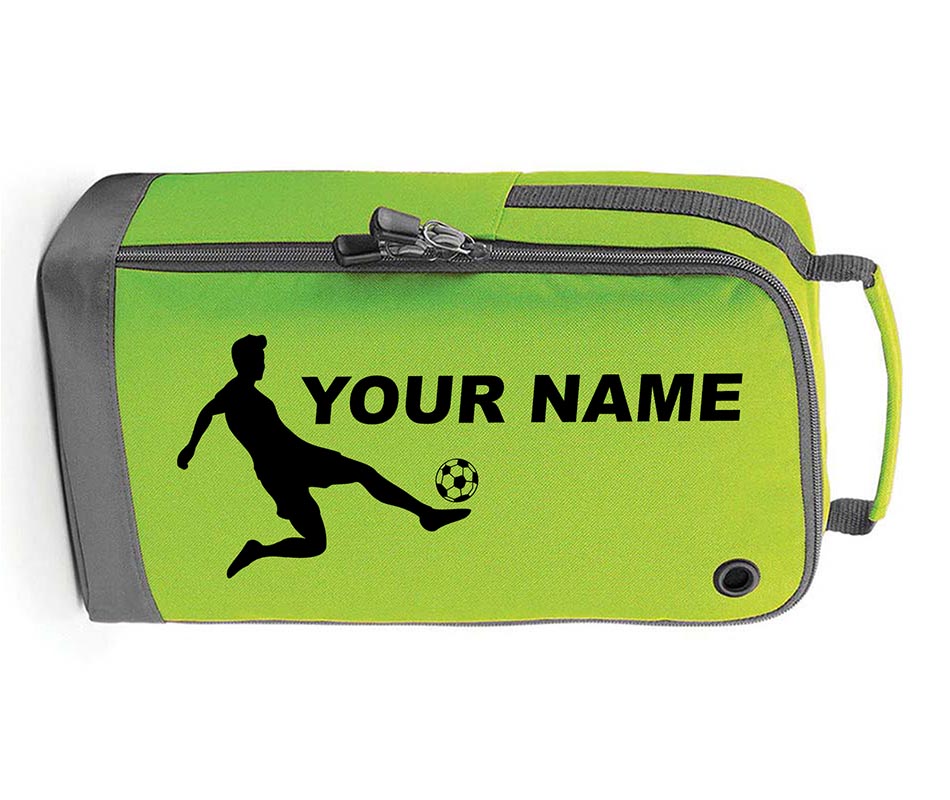 Personalised Any Name Children Football Player Boot Bag Boys Rugby Kids Sports PE Kit Bag