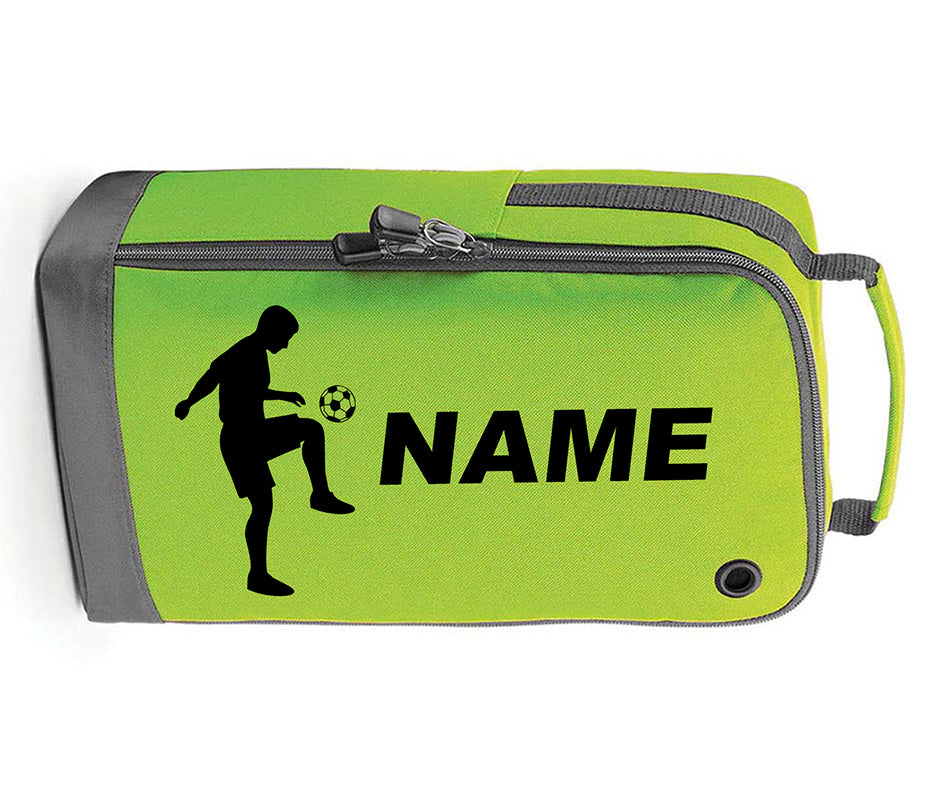 Personalised Any Name Children Football Player Boot Bag Boys Rugby Kids Sports PE Kit Bag