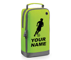 Personalised Any Name Children Football Player Boot Bag Boys Rugby Kids Sports PE Kit Bag