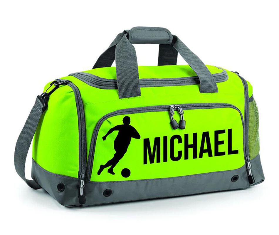 Personalised Football Holdall with Your Name or club Kids Boys Mens Kit Bag Bag