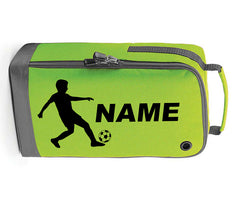 Personalised Any Name Children Football Player Boot Bag Boys Rugby Kids Sports PE Kit Bag