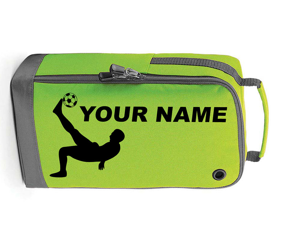 Personalised Any Name Children Boot Bag Boys Football Rugby Kids Sports PE Kit Bag