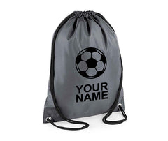 Personalised Unisex Football Pull String Bag Drawstring Ballet Kids Gift Personalised Football Unisex Pull String Bag Glitter Drawstring Ballet Kids Gift Casual Backpack