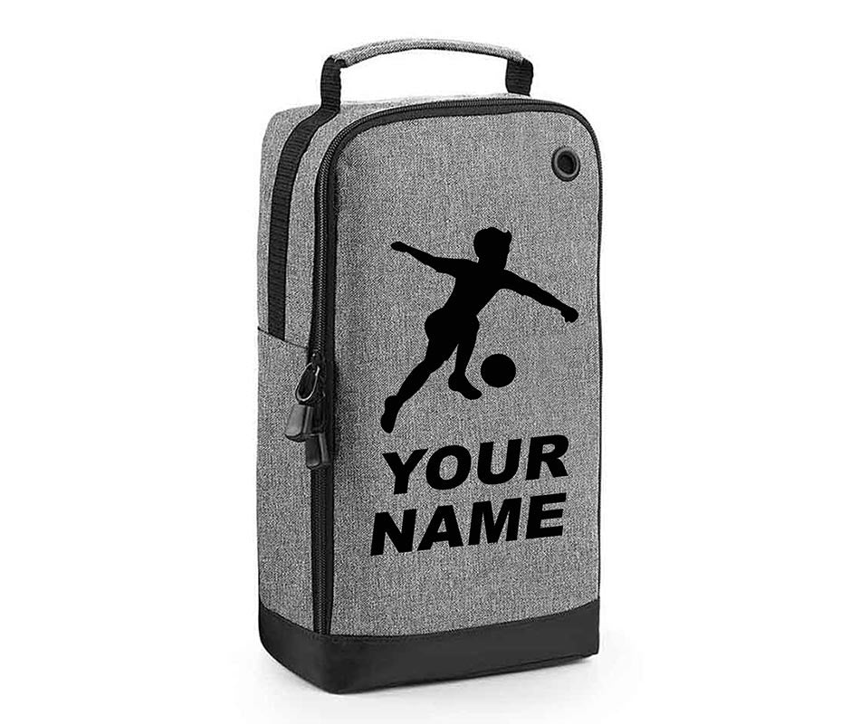 Personalised Any Name Children Football Player Boot Bag Boys Rugby Kids Sports PE Kit Bag