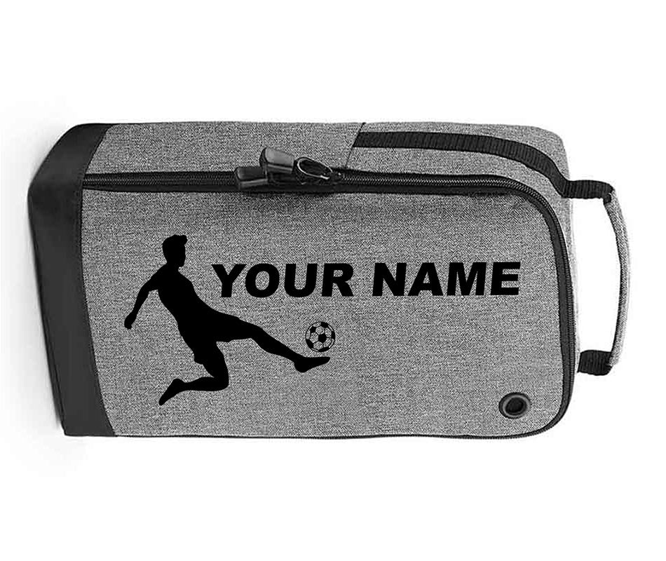 Personalised Any Name Children Football Player Boot Bag Boys Rugby Kids Sports PE Kit Bag