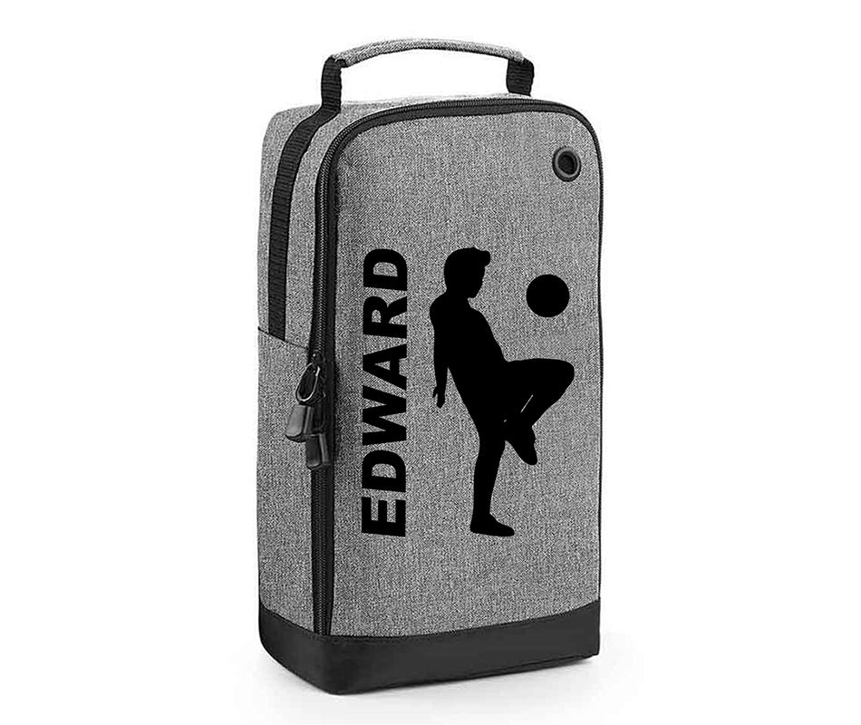 Personalised Any Name Children Football Player Boot Bag Boys Rugby Kids Sports PE Kit Bag