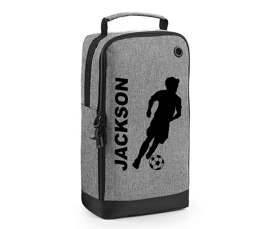 Personalised Any Name Children Football Player Boot Bag Boys Rugby Kids Sports PE Kit Bag