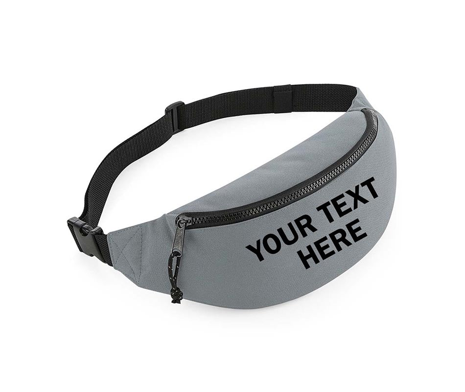 Personalised Printed Bum Bag Fanny Pack Festival Money Belt Purse Hip Wallet