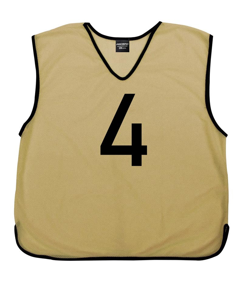 Personalised Custom Front and Back Numbered Football Training Bibs