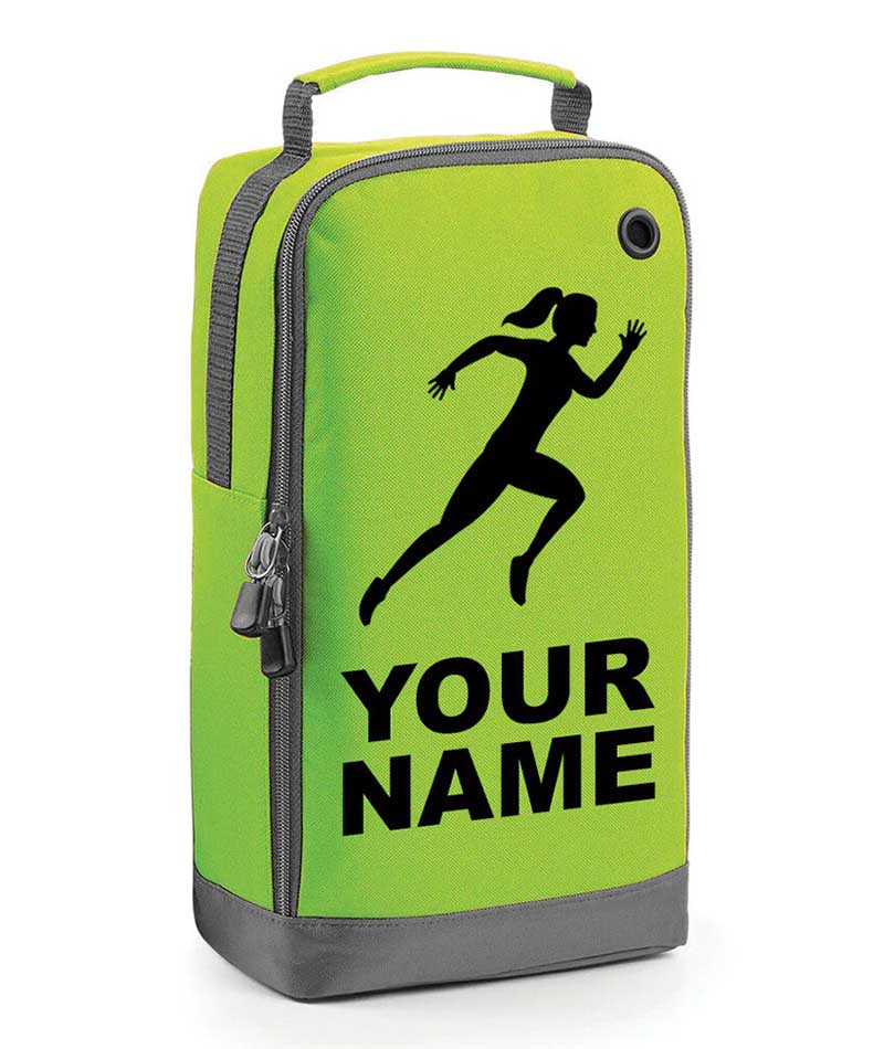 Personalised Running Boot Bags Women Girls Runner Sports Kit Bag