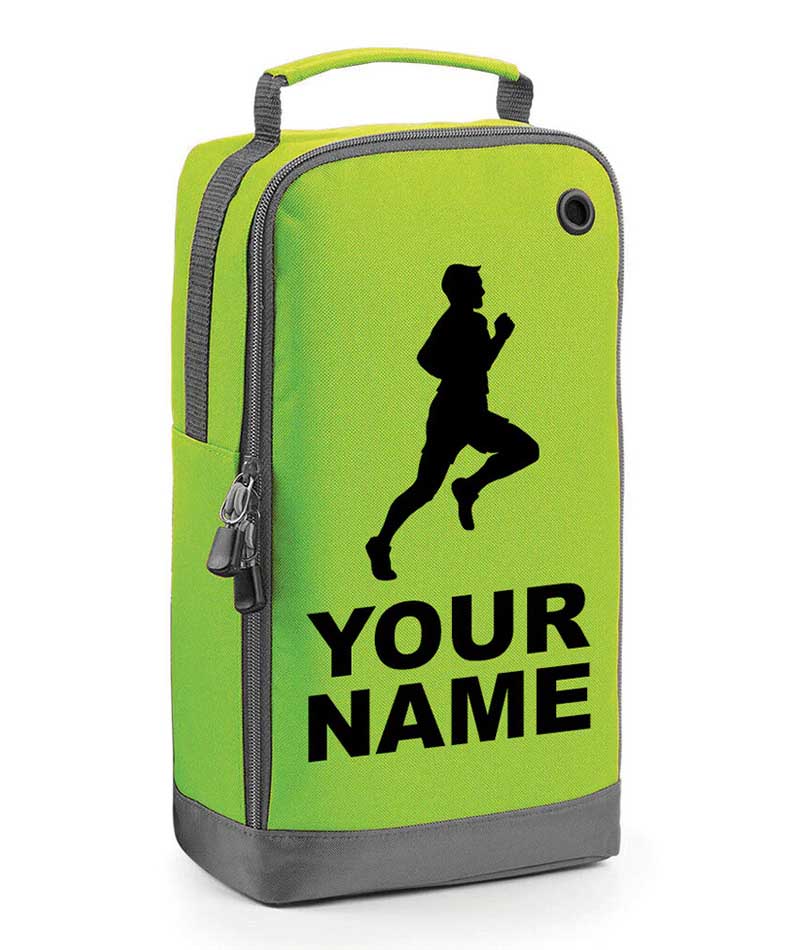 Personalised Running Boot Bags Men Boys Runner Sports Kit Bag