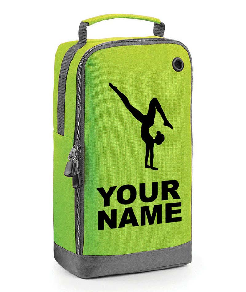 Personalised Any Name Gymnastics Boot Bags Dance Ballet Sports Pe Custom Kit Bag