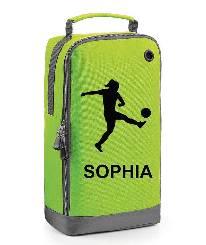 PROSPO PERSONALISED GIRLS FOOTBALL RUGBY BOOT BAG KIDS SPORTS FOOTY PE SHOE BAG