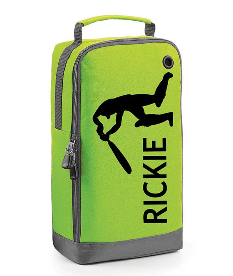 Personalised Any Name Cricket Boot Bags Sports School Gym PE Accessories Kit Bag